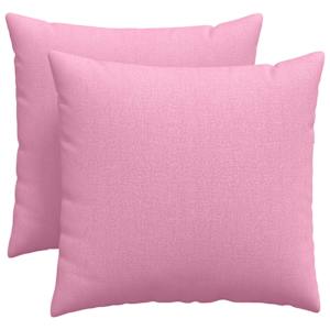 Pohovkové polštáře 2 pcs Růžová 50 x 50 cm textil - obrázek 2