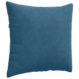 Pohovkové polštáře 2 pcs Modrá 50 x 50 cm Žebrovaná látka - obrázek 5