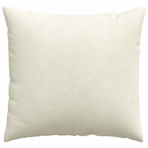 Pohovkové polštáře 2 pcs Krémová 50 x 50 cm Žebrovaná látka - obrázek 6