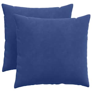 Pohovkové polštáře 2 pcs Policová modrá 50 x 50 cm - obrázek 2