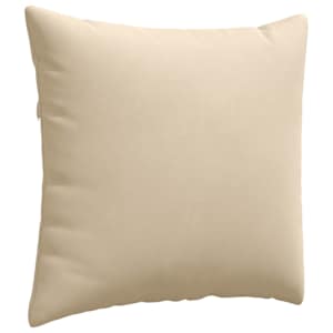 Pohovkové polštáře 2 pcs Krémová 50 x 50 cm textil - obrázek 5
