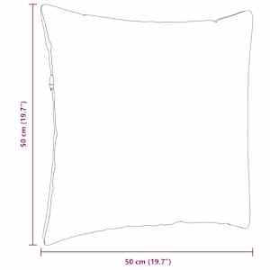 Pohovkové polštáře 2 pcs Béžová 50 x 50 cm textil - obrázek 9