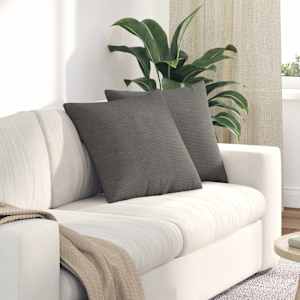 Blazine za kavč 2 pcs Svetlo siva 50 x 50 cm Žametna tkanina