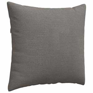 Pohovkové polštáře 2 pcs Světle šedá 50 x 50 cm Žebrovaná látka - obrázek 5