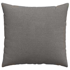 Pohovkové polštáře 2 pcs Světle šedá 50 x 50 cm Žebrovaná látka - obrázek 6