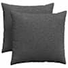 vidaXL Diivanipadjad 2 pcs Tumehall 50 x 50 cm Korter kangas