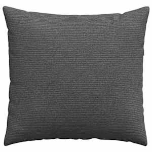 Pohovkové polštáře 2 pcs Tmavě šedá 50 x 50 cm Žebrovaná látka - obrázek 6