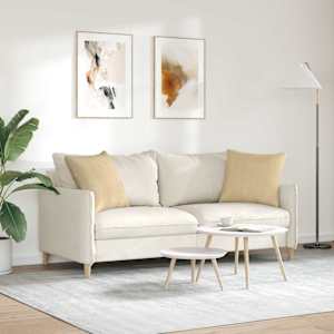 Pohovkové polštáře 2 pcs Šedozelená 50 x 50 cm Žebrovaná látka - obrázek 4