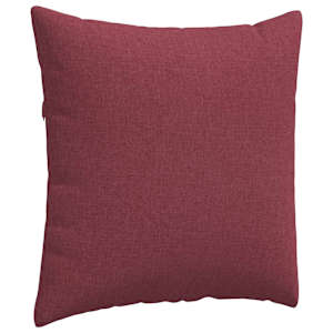 Pohovkové polštáře 2 pcs Víno Červené 60 x 60 cm textil - obrázek 5