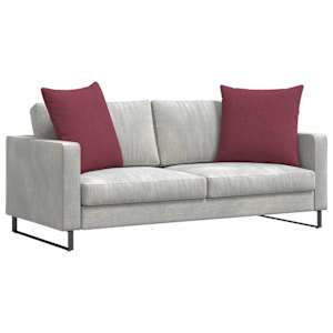 Pohovkové polštáře 2 pcs Víno Červené 60 x 60 cm textil - obrázek 3