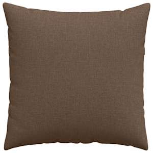 Pohovkové polštáře 2 pcs Hnědá 60 x 60 cm textil - obrázek 6