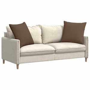Pohovkové polštáře 2 pcs Hnědá 60 x 60 cm textil - obrázek 3