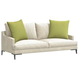 Pohovkové polštáře 2 pcs Světlá zelená 60 x 60 cm textil - obrázek 3