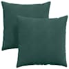 vidaXL Diivanipadjad 2 pcs Tume rohelise 60 x 60 cm Korter kangas