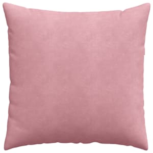 Pohovkové polštáře 2 pcs Růžová 60 x 60 cm Žebrovaná látka - obrázek 6
