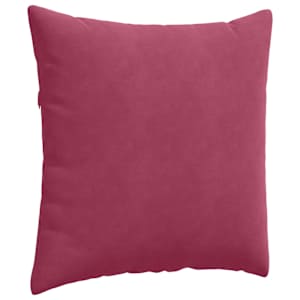 Pohovkové polštáře 2 pcs Víno Červené 60 x 60 cm - obrázek 5