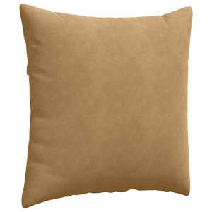 Pohovkové polštáře 2 pcs Hnědá 60 x 60 cm Žebrovaná látka - obrázek 5