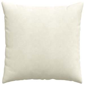 Pohovkové polštáře 2 pcs Krémová 60 x 60 cm Žebrovaná látka - obrázek 6