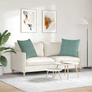 Pohovkové polštáře 2 pcs Mořská zelená 60 x 60 cm - obrázek 4