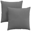 vidaXL Diivanipadjad 2 tk kangas Tumehall 60 x 60 cm
