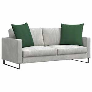 Pohovkové polštáře 2 pcs Tmavě zelená 60 x 60 cm - obrázek 3