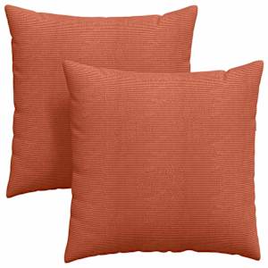 Pohovkové polštáře 2 pcs Červená oranžová 60 x 60 cm - obrázek 2