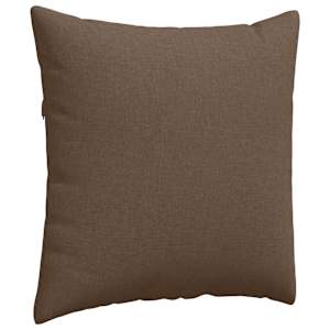 Pohovkové polštáře 2 pcs Hnědá 80 x 80 cm textil - obrázek 5