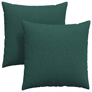Pohovkové polštáře 2 pcs Tmavě zelená 80 x 80 cm textil - obrázek 2