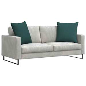 Pohovkové polštáře 2 pcs Tmavě zelená 80 x 80 cm textil - obrázek 3