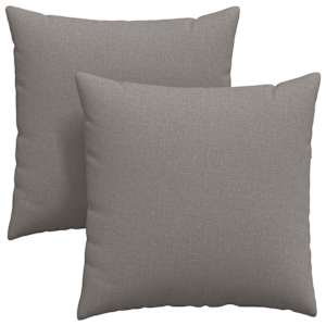 Pohovkové polštáře 2 pcs Taupe 80 x 80 cm textil - obrázek 2