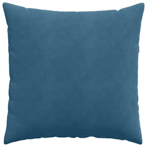Pohovkové polštáře 2 pcs Modrá 80 x 80 cm Žebrovaná látka - obrázek 6