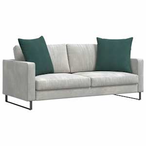 Pohovkové polštáře 2 pcs Tmavě zelená 80 x 80 cm - obrázek 3