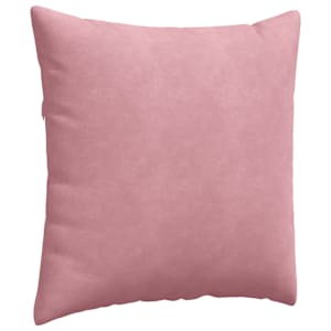 Pohovkové polštáře 2 pcs Růžová 80 x 80 cm Žebrovaná látka - obrázek 5
