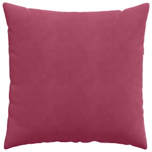Pohovkové polštáře 2 pcs Víno Červené 80 x 80 cm - obrázek 6
