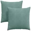 vidaXL Diivanipadjad 2 pcs Mere Roheline 80 x 80 cm Korter kangas