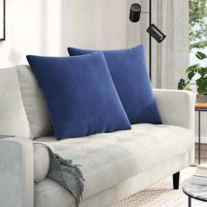 Blazine za kavč 2 pcs Policijska modra 80 x 80 cm