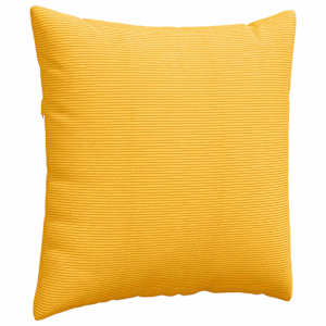 Pohovkové polštáře 2 pcs Světlá žlutá 80 x 80 cm - obrázek 5