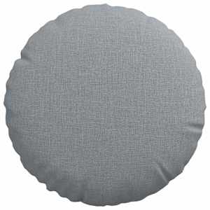 Polštáře na sedadla 2 pcs Světle šedá Ø30 x 13 cm textil - obrázek 6