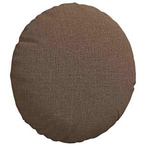 Polštáře na sedadla 2 pcs Hnědá Ø30 x 13 cm textil - obrázek 5