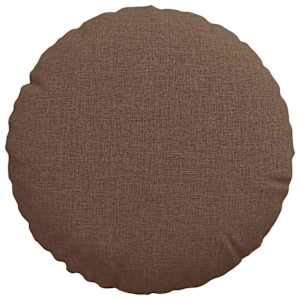 Polštáře na sedadla 2 pcs Hnědá Ø30 x 13 cm textil - obrázek 6