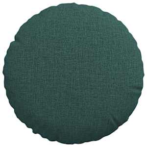 Polštáře na sedadla 2 pcs Tmavě zelená Ø30 x 13 cm textil - obrázek 6