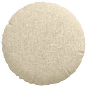 Polštáře na sedadla 2 pcs Krémová Ø30 x 13 cm textil - obrázek 6