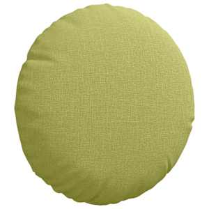 Polštáře na sedadla 2 pcs Světlá zelená Ø30 x 13 cm textil - obrázek 5