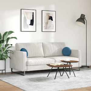 Polštáře na sedadla 2 pcs Modrá Ø 40 x 13 cm samet - obrázek 4