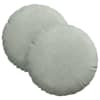 vidaXL Istumispatjad 2 tk Samet Helehall &Oslash;30 x 13 cm