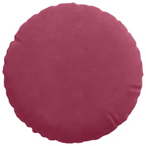 Polštáře na sedadla 2 pcs Víno Červené Ø 40 x 13 cm samet - obrázek 6