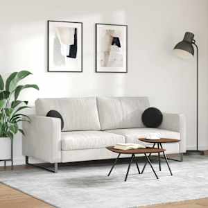 Polštáře na sedadla 2 pcs Černá Ø 40 x 13 cm samet - obrázek 4