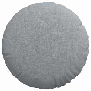 Polštáře na sedadla 2 pcs Světle šedá Ø40 x 13 cm textil - obrázek 6