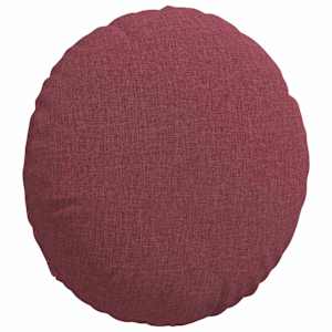 Polštáře na sedadla 2 pcs Víno Červené Ø40 x 13 cm textil - obrázek 5