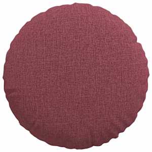 Polštáře na sedadla 2 pcs Víno Červené Ø40 x 13 cm textil - obrázek 6